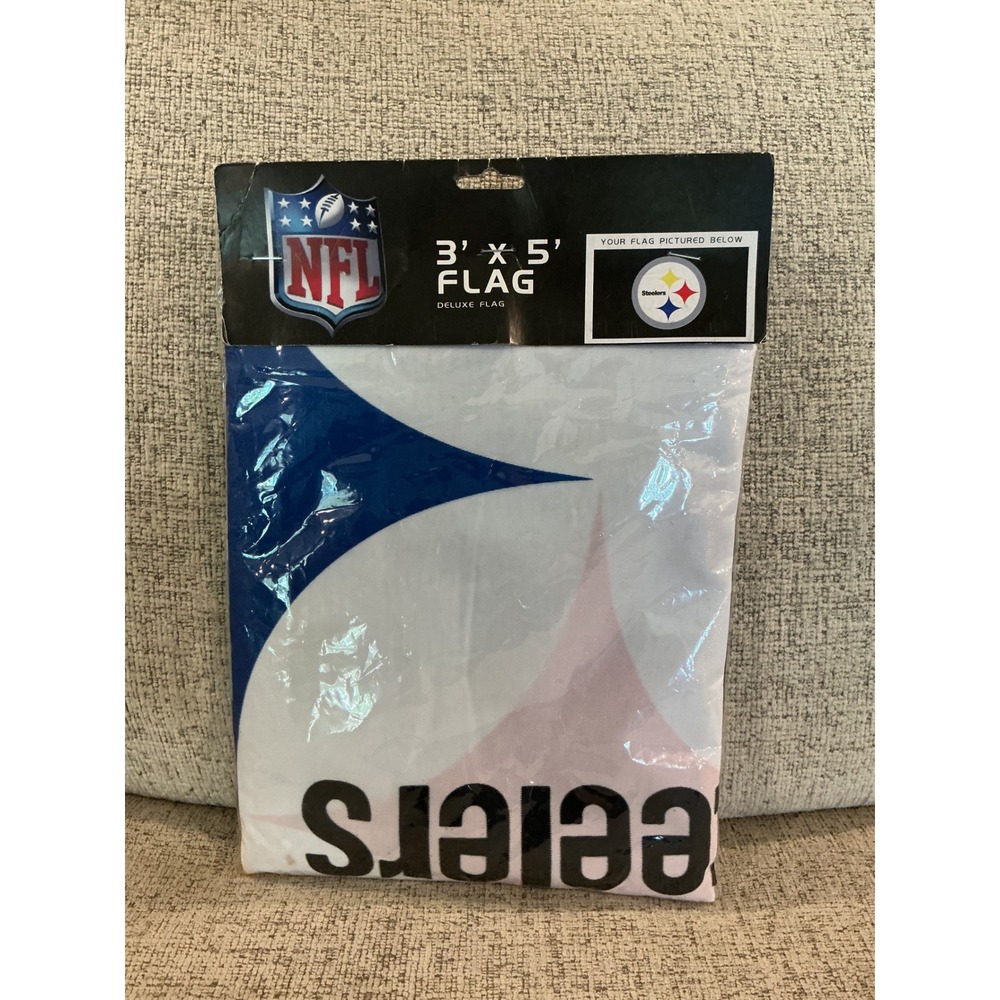 NFL Pittsburgh Steelers 3' x 5' Deluxe Flag Fremont Die Official Licensed Banner